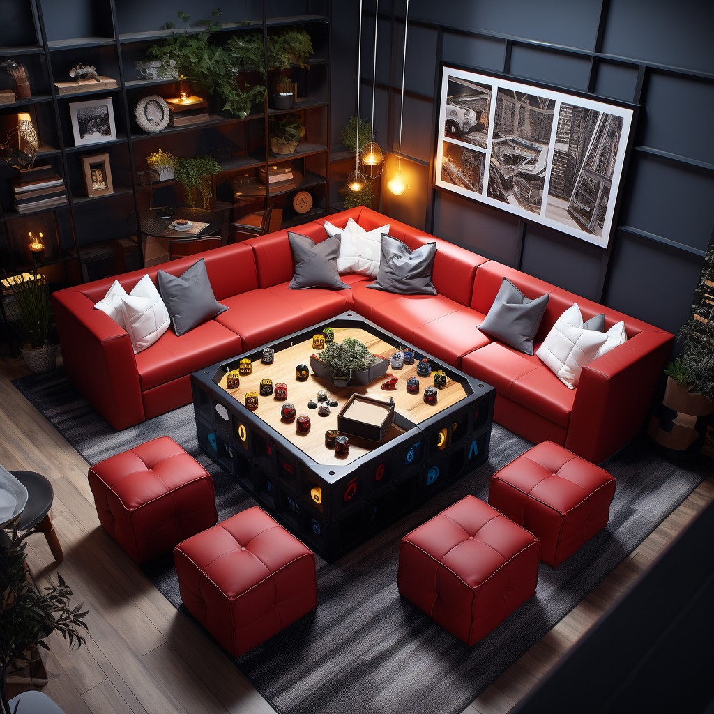 Modular Furniture for Flexible Layouts - Luxury Game Room