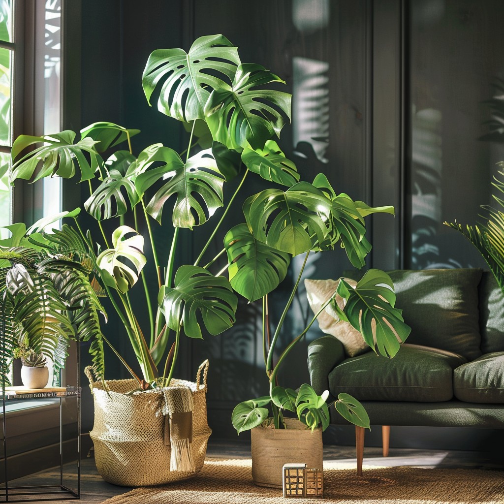 Monstera deliciosa - Giant Leaf Plant