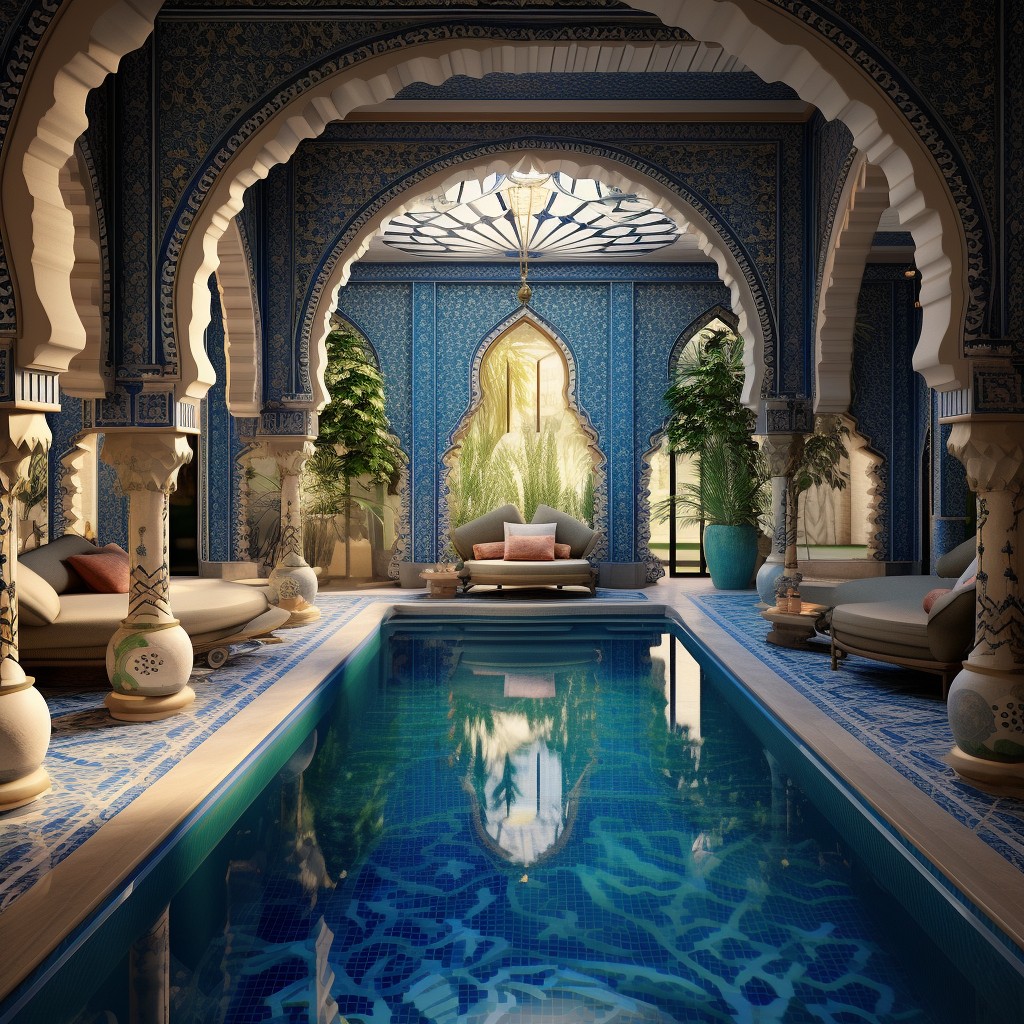 Moroccan Spa - Indoor Swimming Pool Design