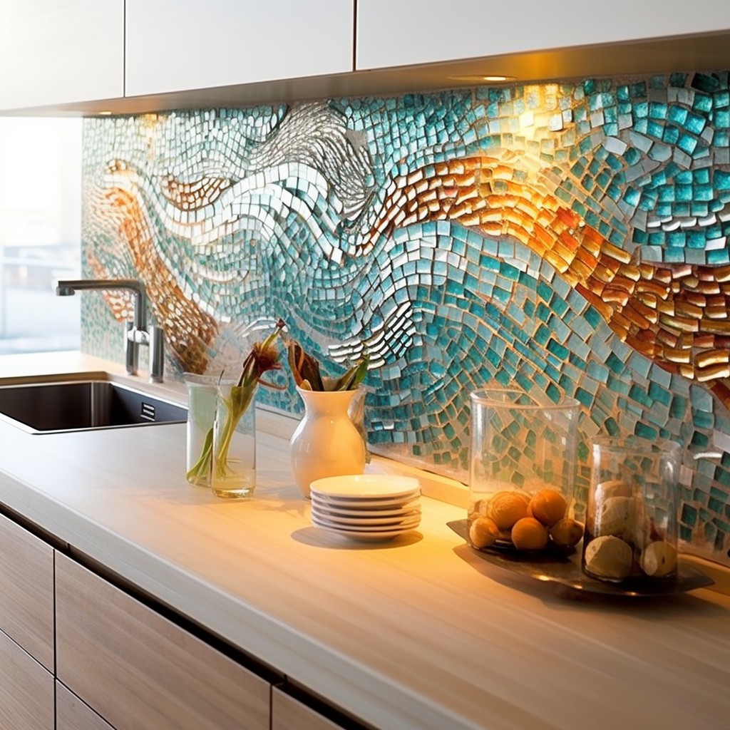 Mosaic Backsplashes for Artistic Expression - Kitchen Wall Design Ideas