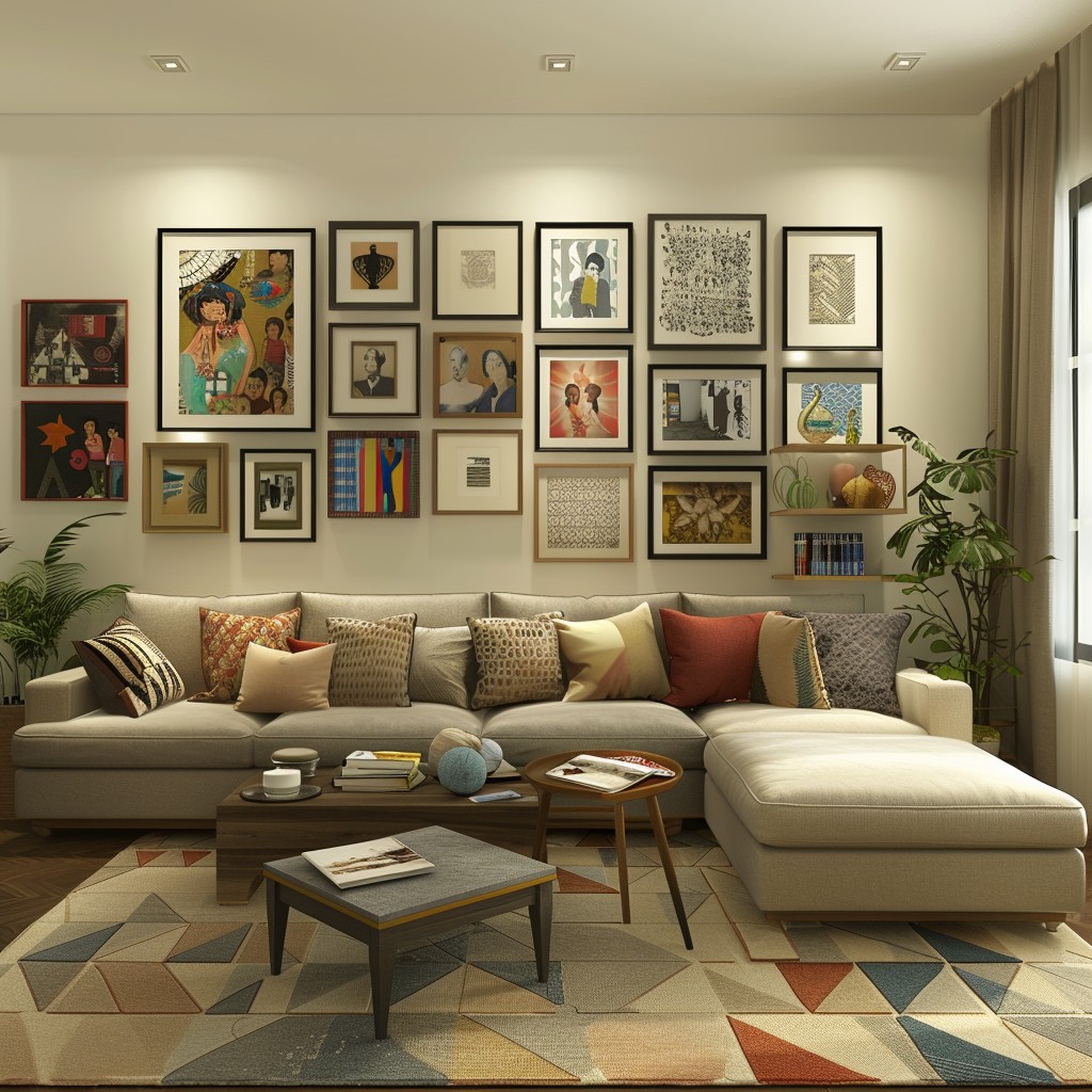 Personal Narratives Through Art - Home Decor Ideas For Living Room