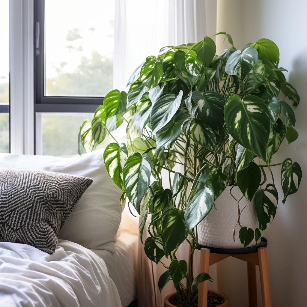 Philodendron Air Purifying Plants For Bedroom