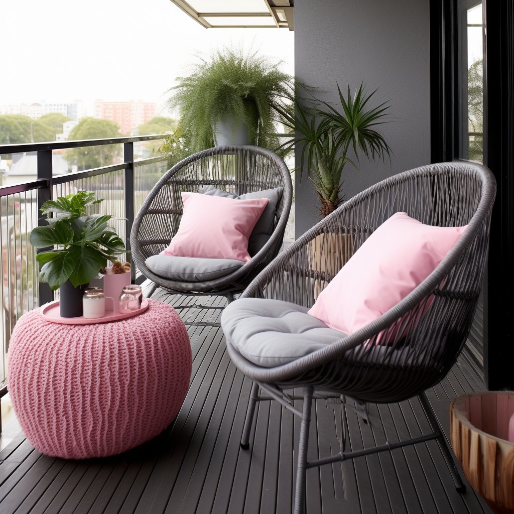 Pink Grey Colour Combination for Outdoors