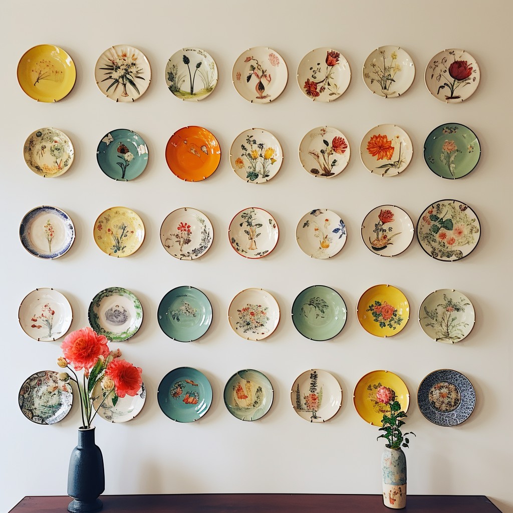 Plate Displays for Artistic Arrangements - Kitchen Wall Art