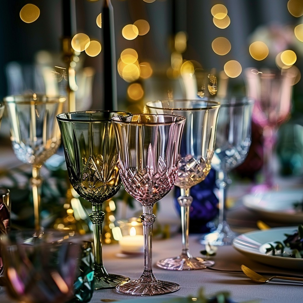 Play More With Glassware - Indian Dining Table Decoration