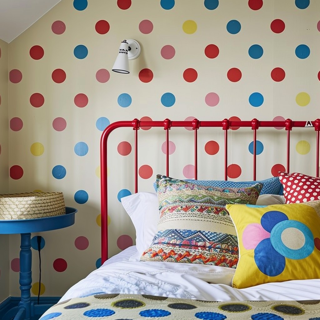 Polka Dots for Playful Spaces - Paint Effects For Walls