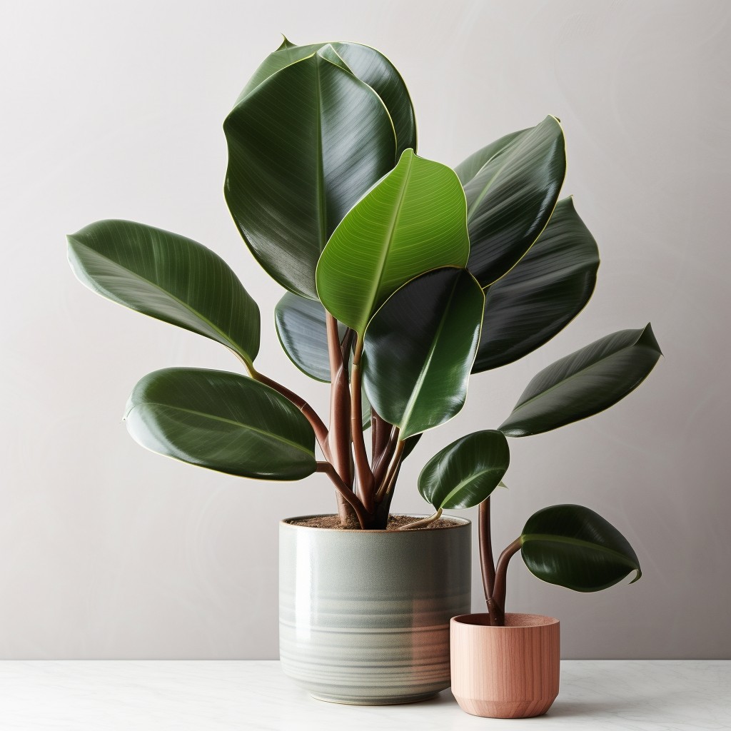 Rubber Plant - Indoor Tropical House Plants
