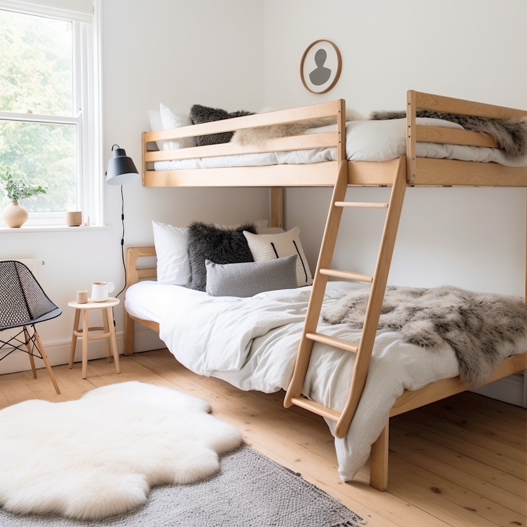 Scandinavian Style- Bunk Bed Room Ideas