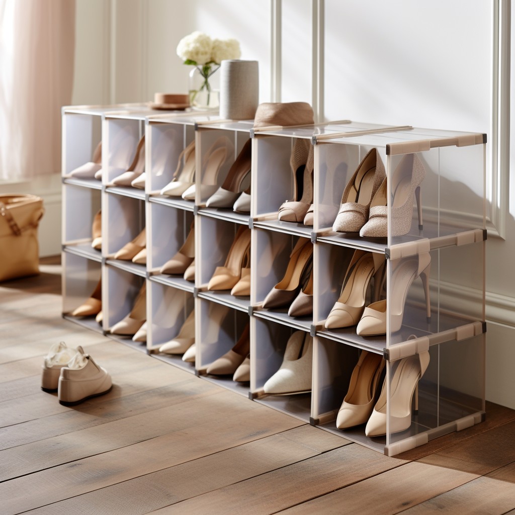 Shoe Cubbies for Footwear - Cupboard Organization Ideas