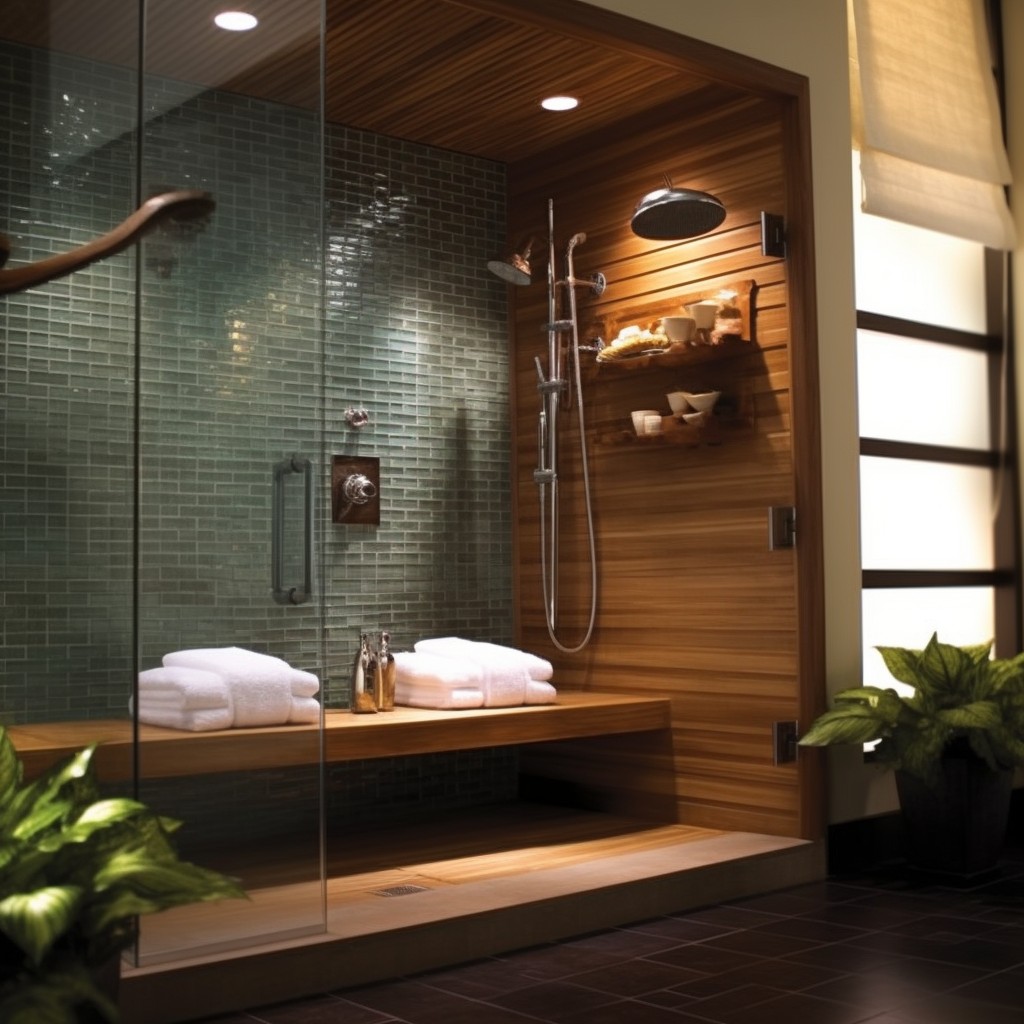 Spa Like Walk In - Shower Bathroom Design