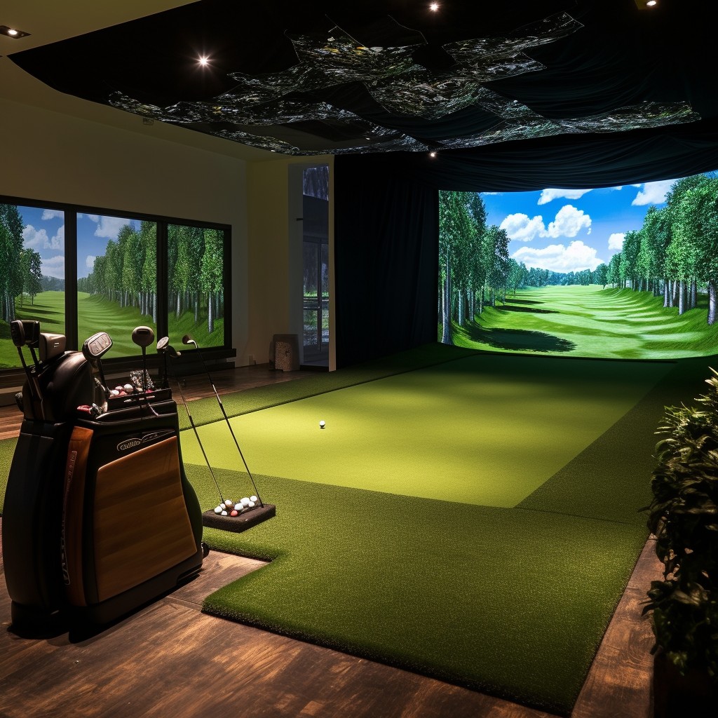 Sports Simulator Space - Game Room Ideas