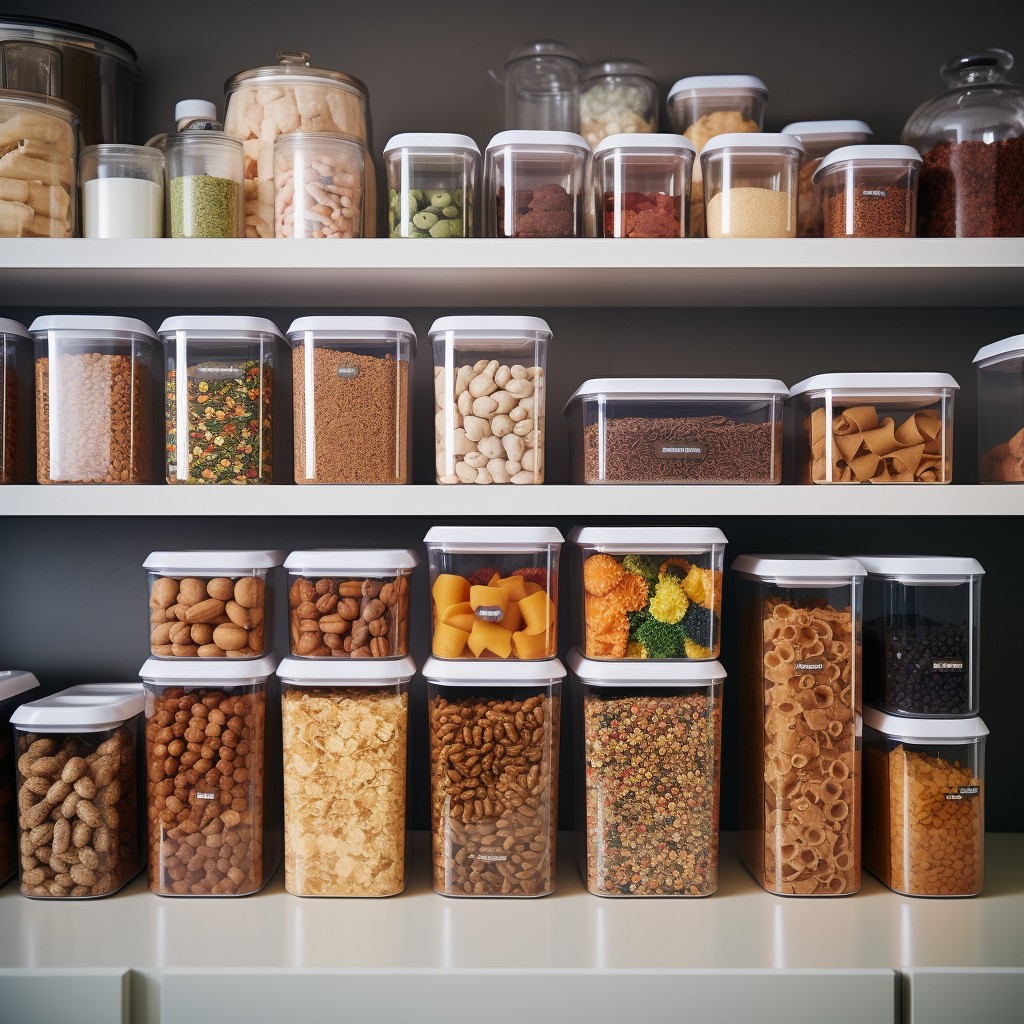Stackable Containers How To Keep Kitchen Clean And Organized