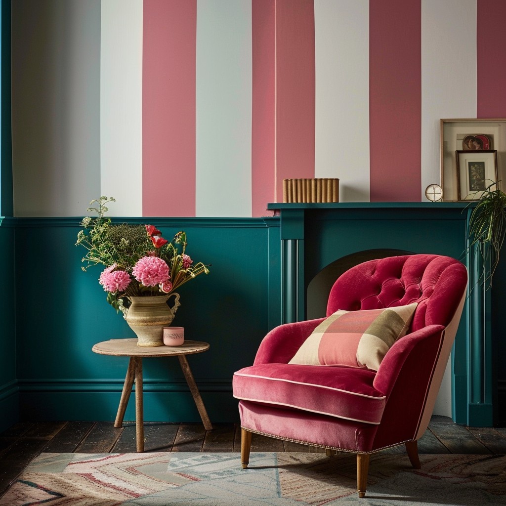 Stripes for Visual Impact - Wall Painting Techniques