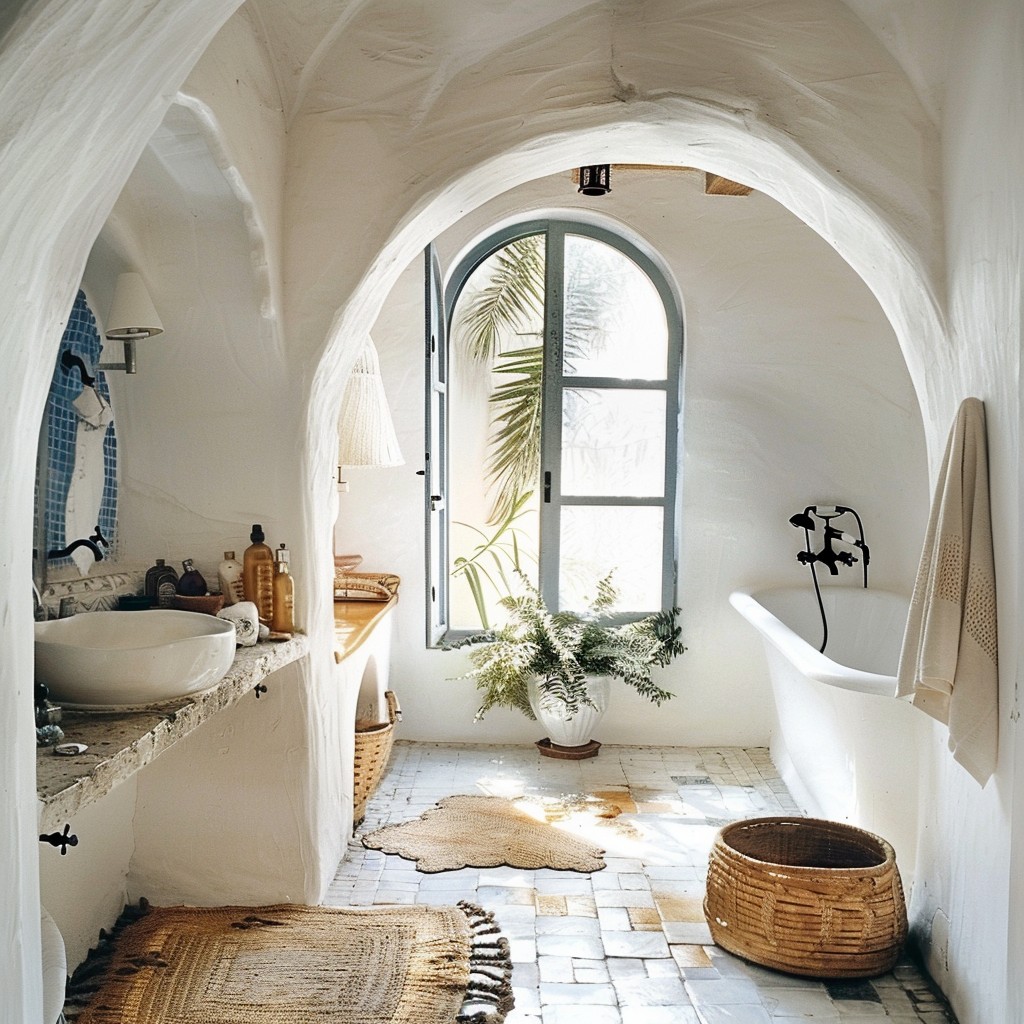 Sun-Lit Bathroom Design - Bathroom Decoration Ideas