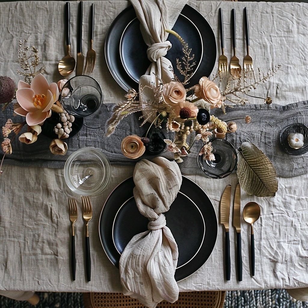 Table Linens With A Twist - Dining Room Table Decor Ideas