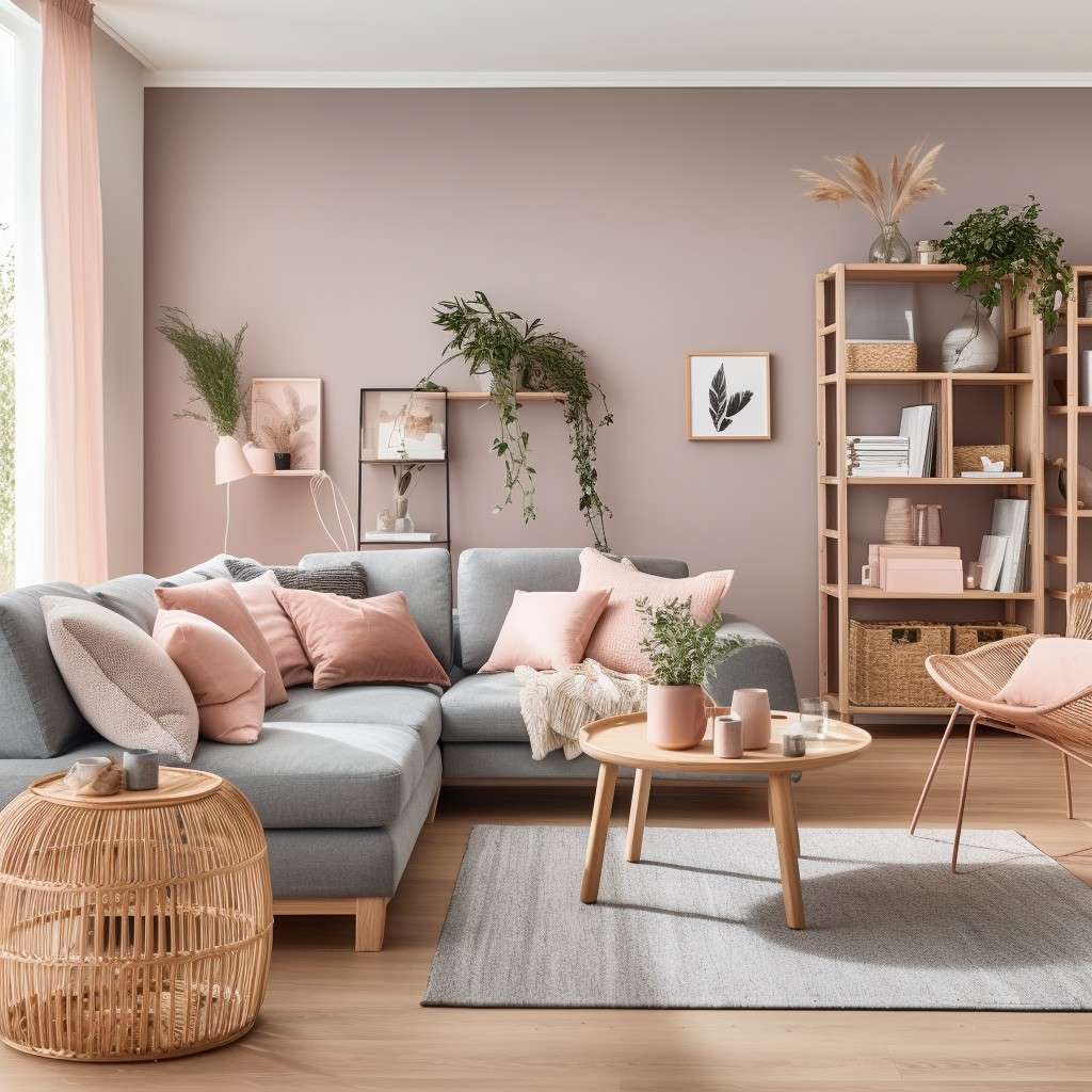 Tap Into Natural Elements With - Grey Pink Combination