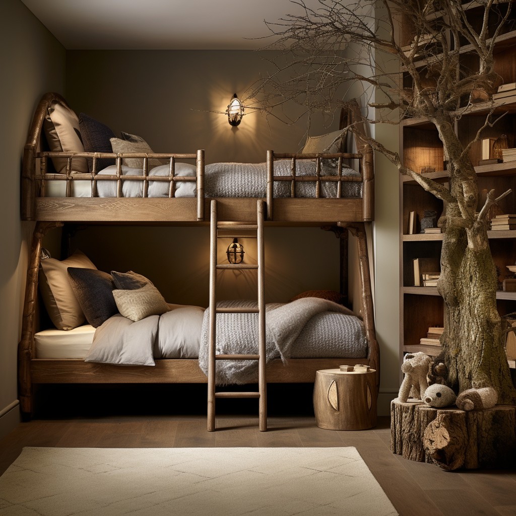 The Classic Rustic Cabin  - Bunk Bed Designs