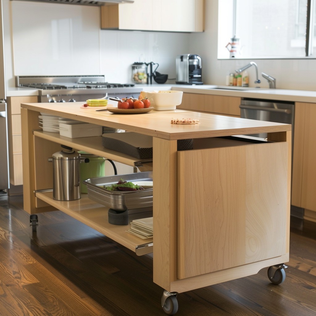 The Fold Away Wonder - Kitchen Island Ideas For Small Kitchens