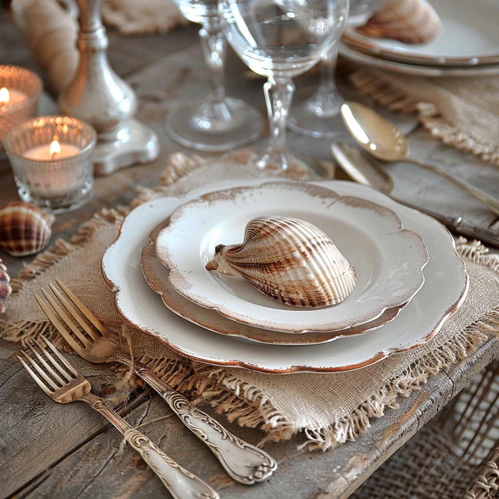 Themed Decor Pieces Are The Right Choice - Dining Table Arrangement