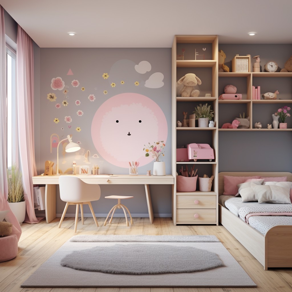 Grey and baby pink room best sale