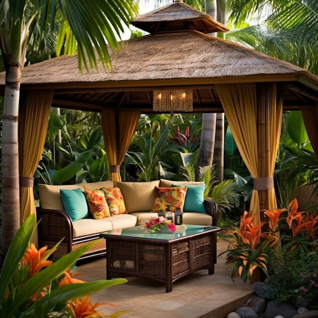 Tropical Paradise - Gazebo Garden Design
