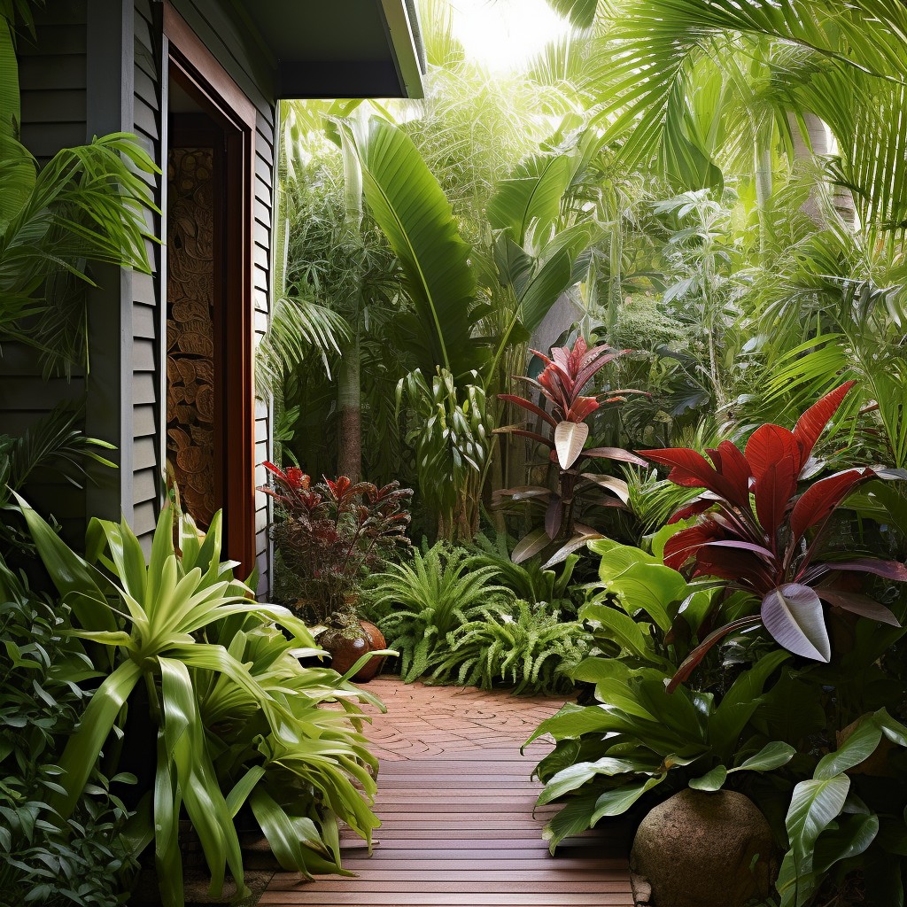 Turn Your Home Small Garden into a Tropical Oasis
