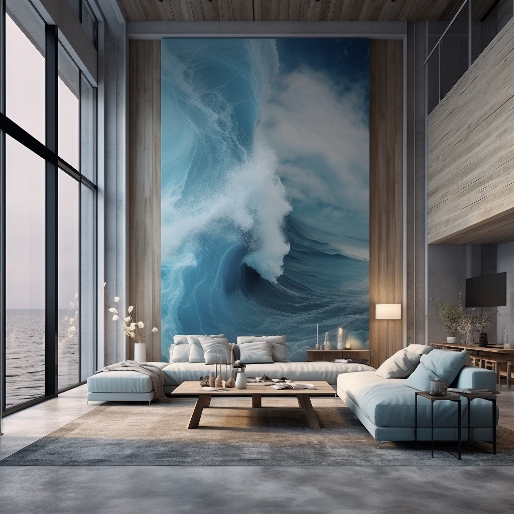 Upscale with Grey and Blue Combination - Misty Grey and Ocean Blue