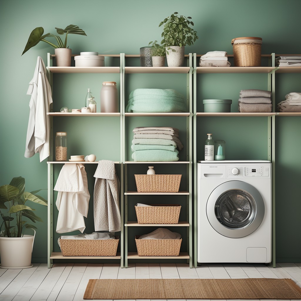 Use Customisable Shelving - Modern Laundry Room Ideas