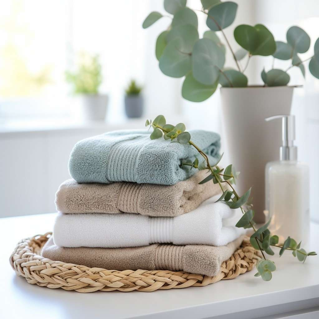 Use Decorative Towels - Bathroom Remodel