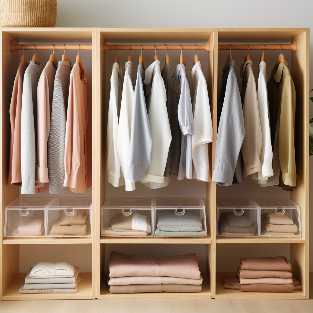 Use Internal Shelf Dividers - Small Closet Ideas