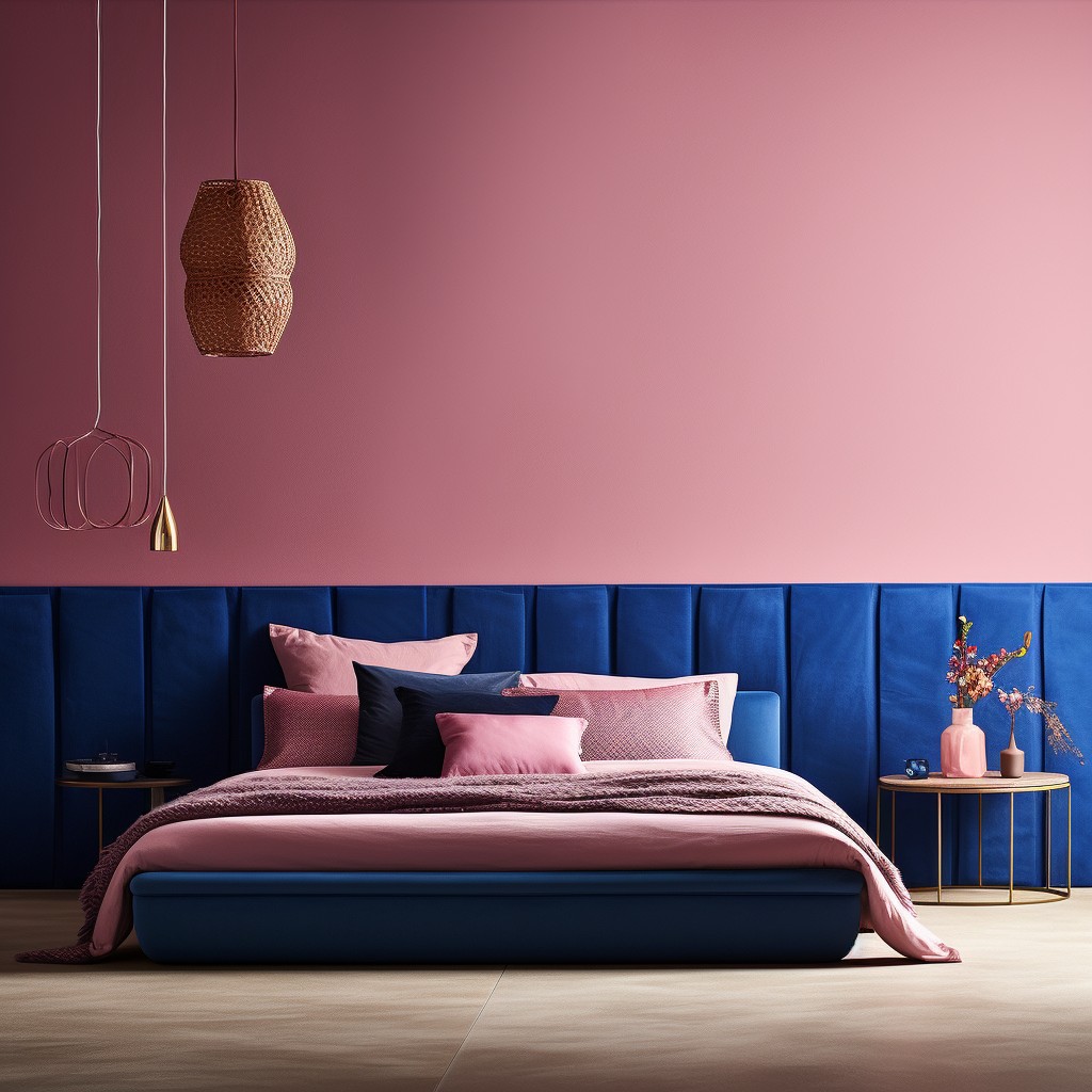Warmth of Colours to Go with Royal Blue - Pink