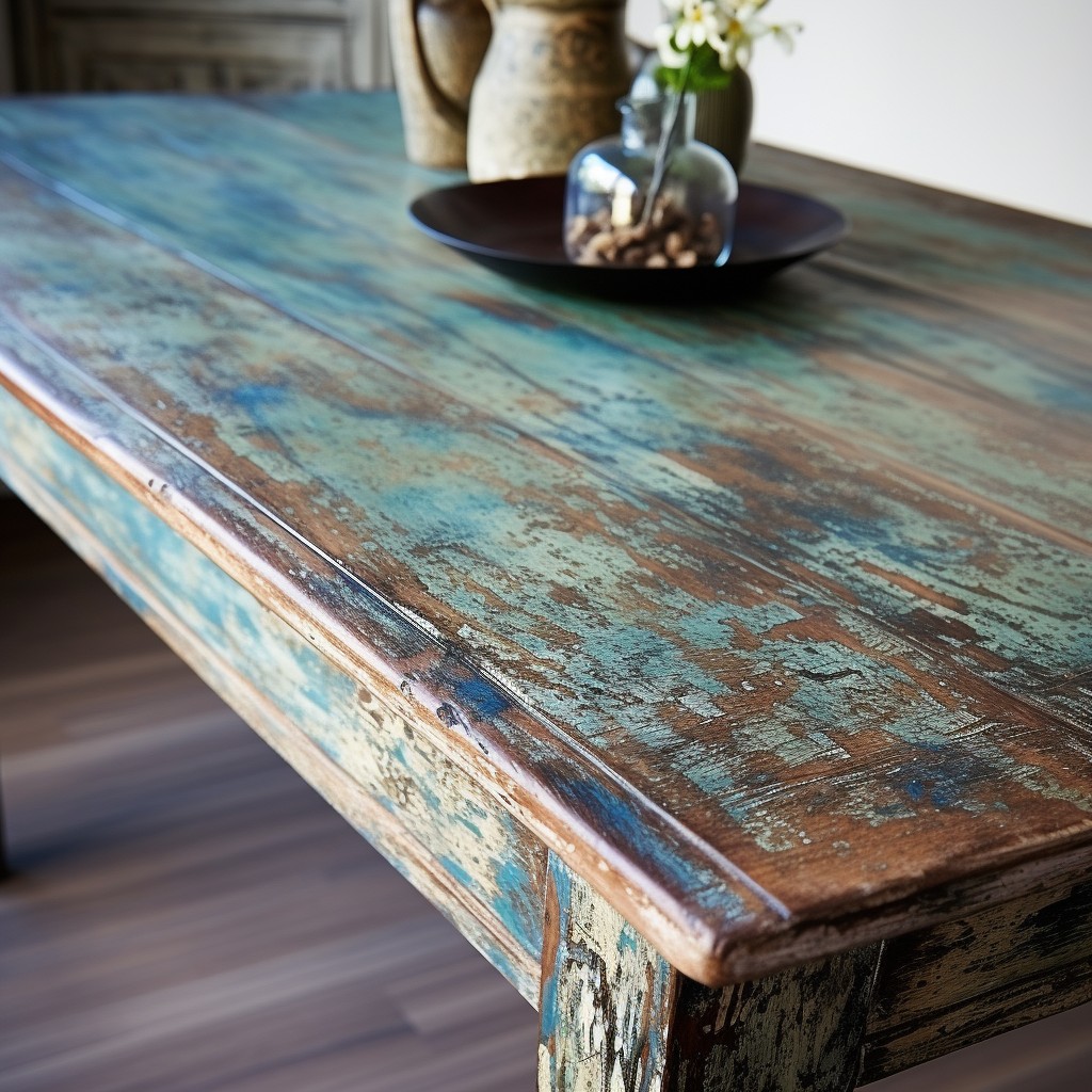 Weathered Wood Furniture - Rustic Wall Design Ideas