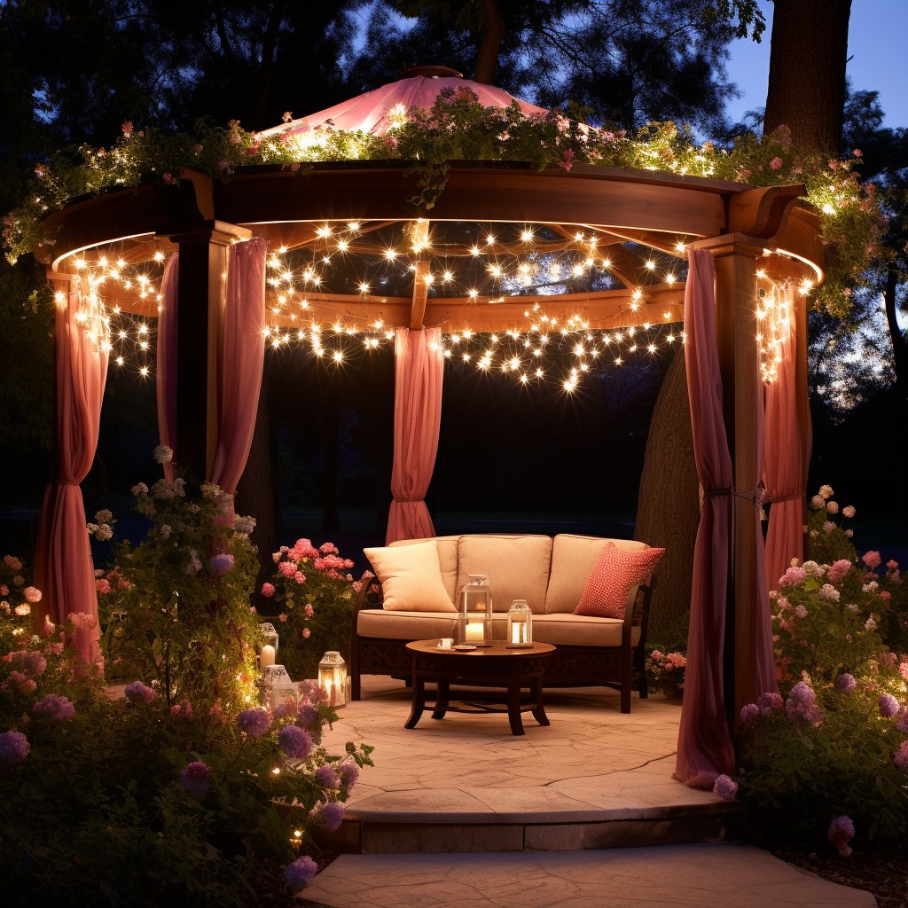 Modern Whimsical Gazebo Decor Ideas