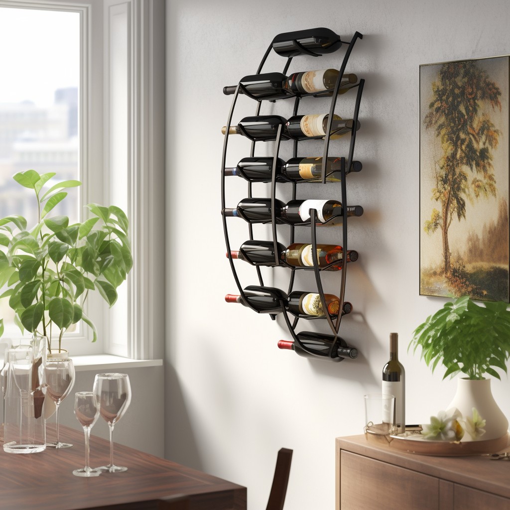 Wine Rack Displays for Elegance and Function - Kitchen Hanging Decor