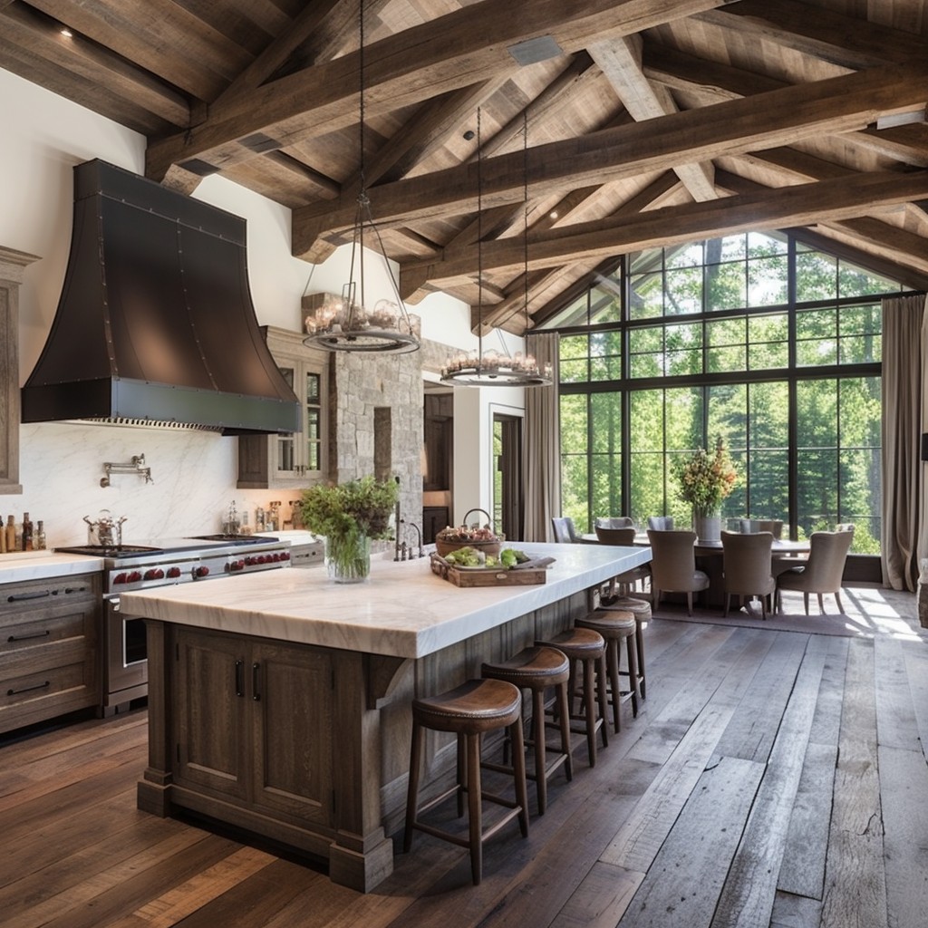 Wooden Beam Ceilings - Rustic Home Decor