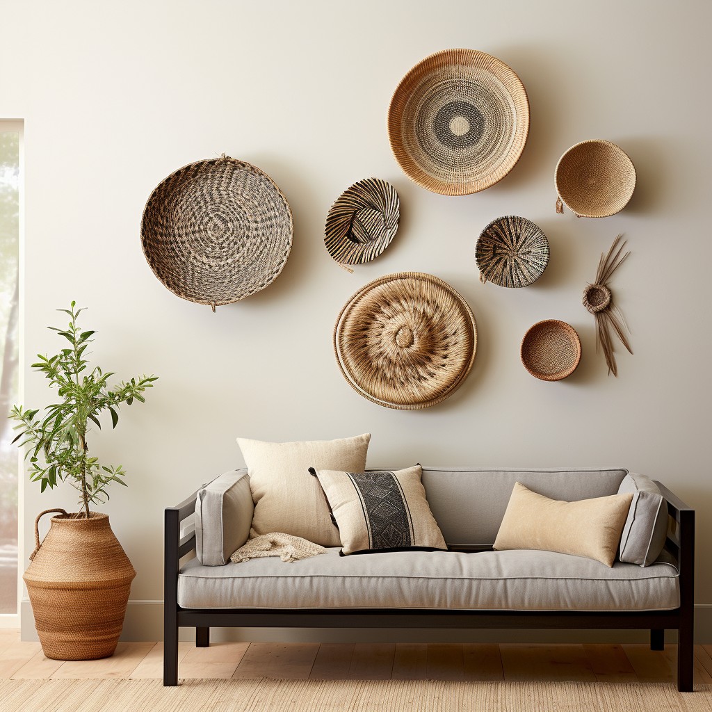 Woven Basket Hanging Details - Creative Diy Wall Decor Ideas