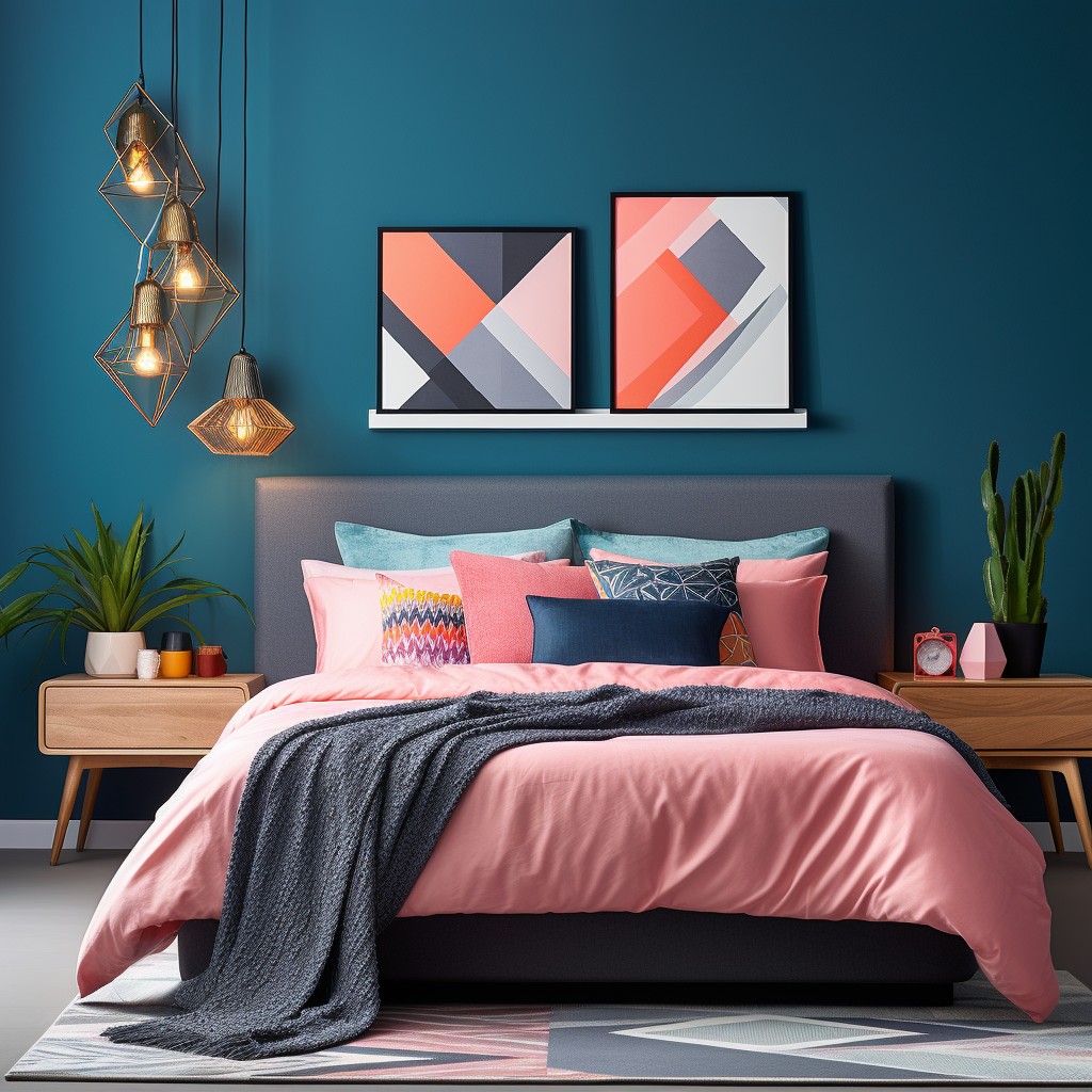 Add Bold Colours and Patterns - Guest Room Interior Design