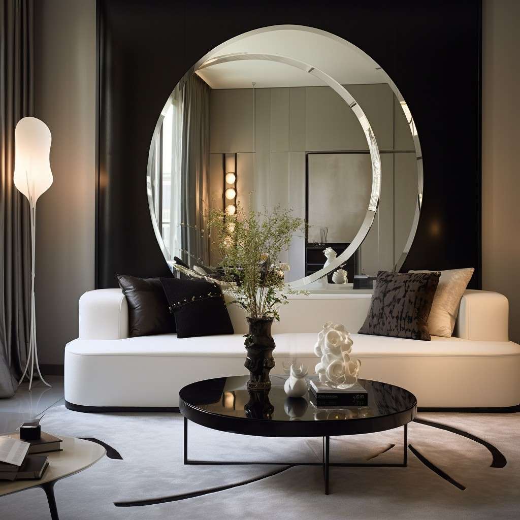 Brighten Your Interiors with Mirrors- Tricks to Make Living Room Attractive