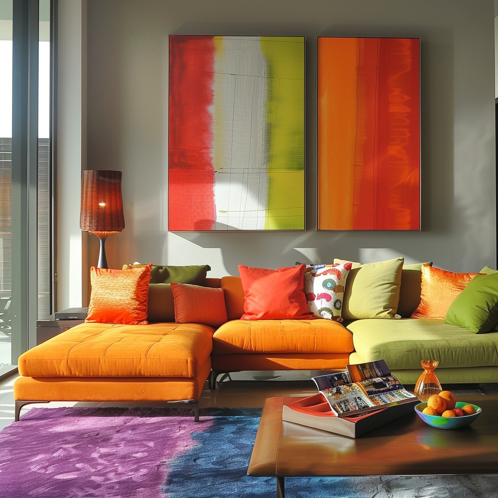 Bring Fun with Colours to the Family Living Room