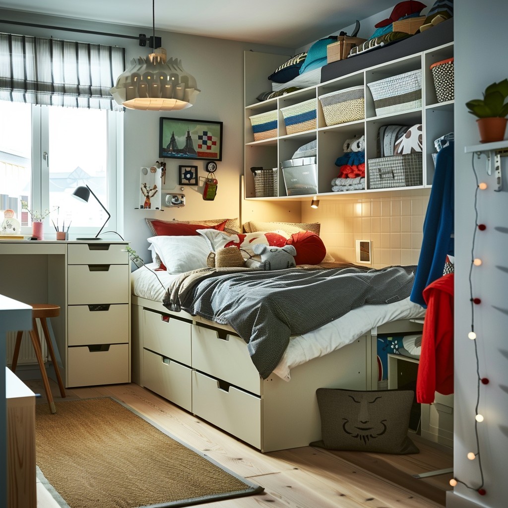 Class Up the Storage- Trendy Teenage Room Decor