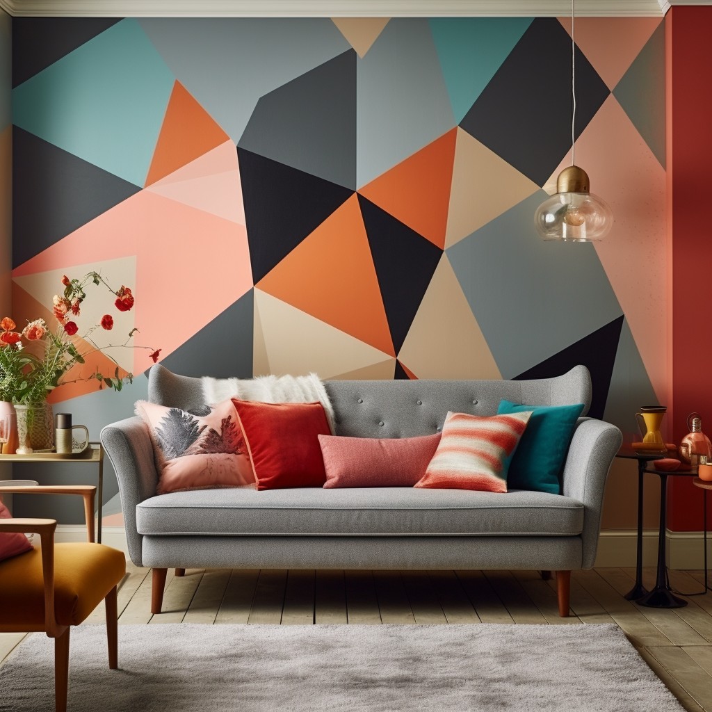 Contemporary Wallpapers Accent Wall