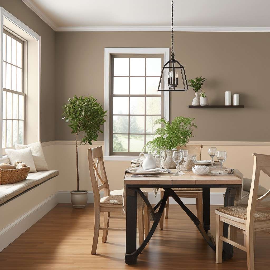 Davenport Tan - Dining Room Colors