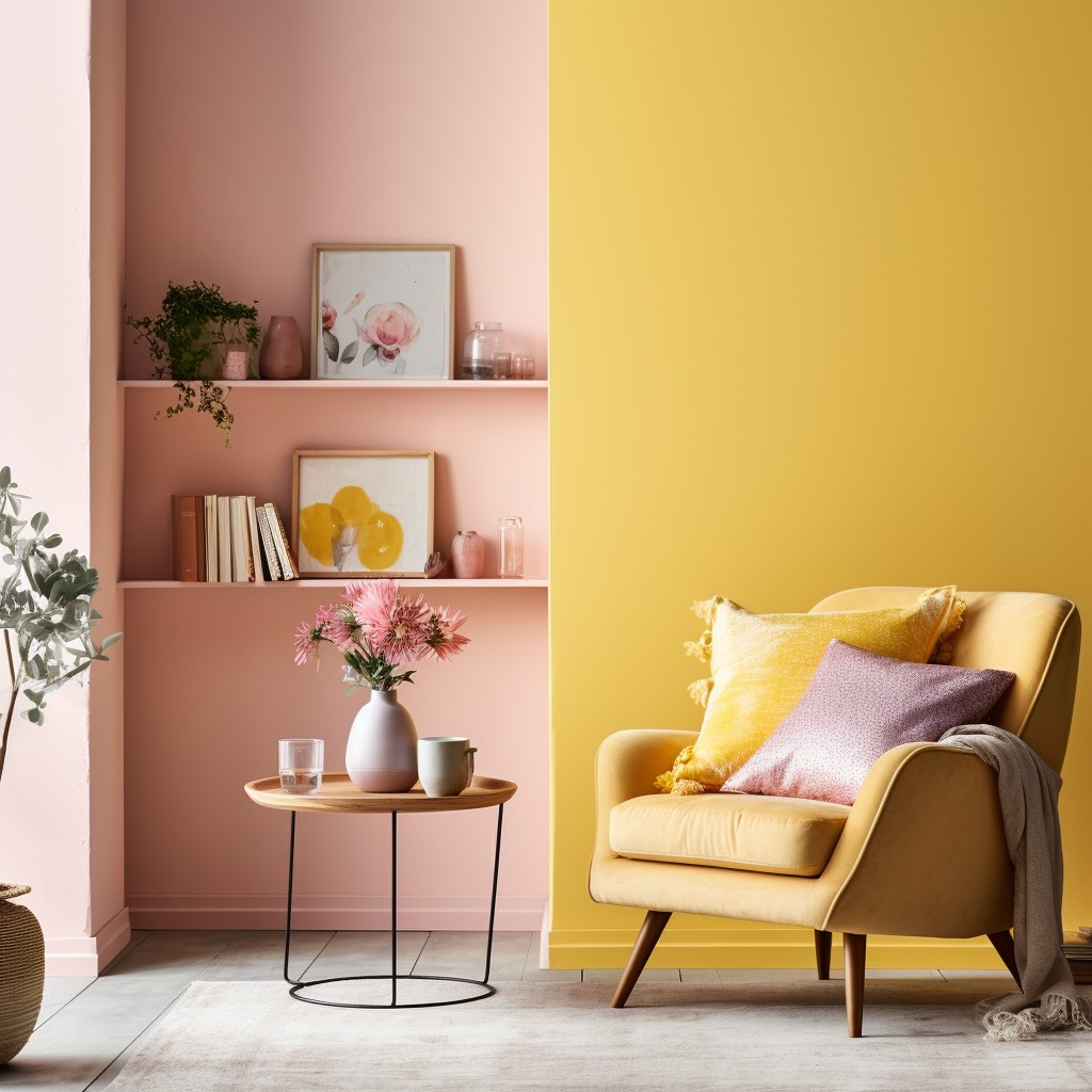 Dusty Pink and Combination for Mustard Yellow