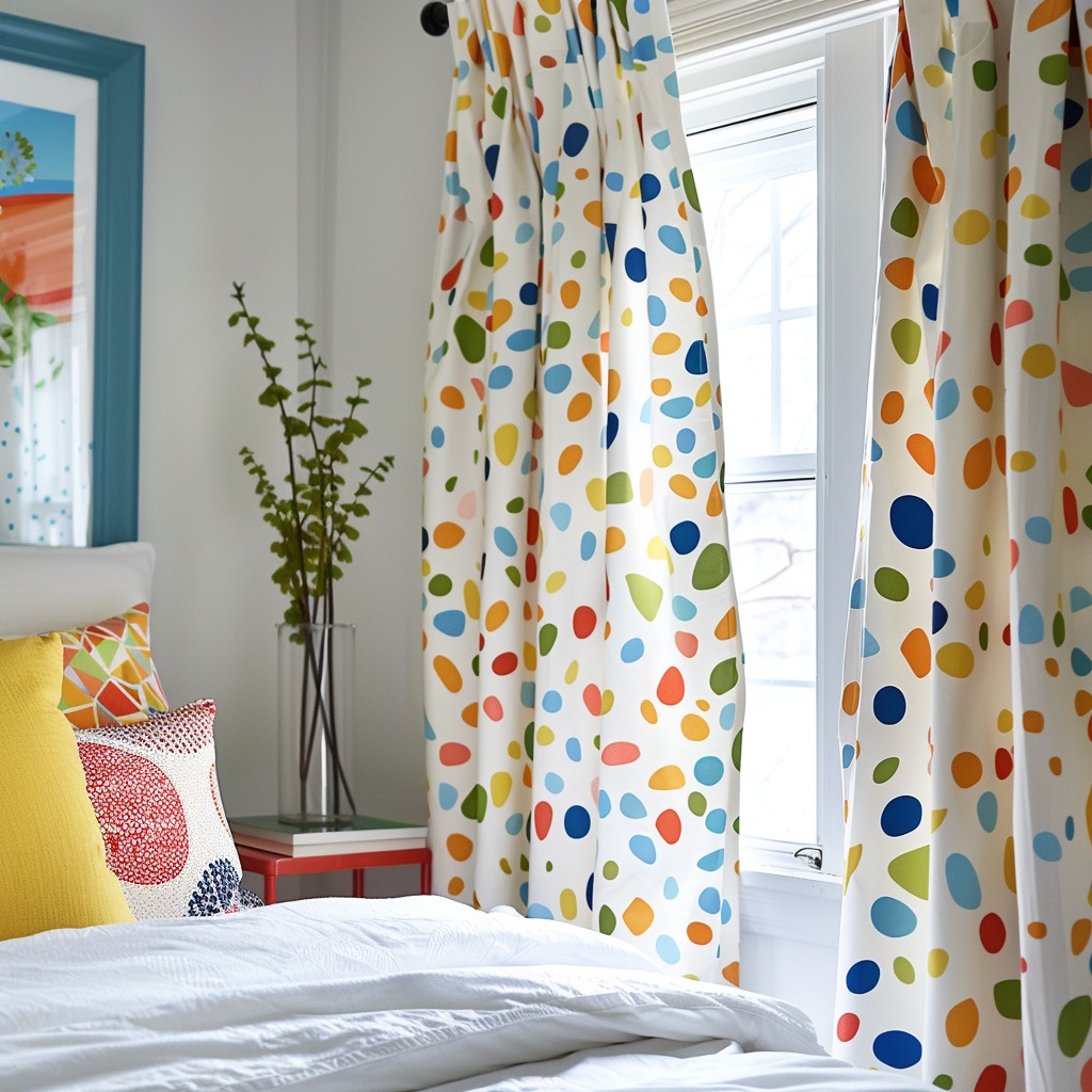 Easy Confetti Drapes Curtain Stitching Style