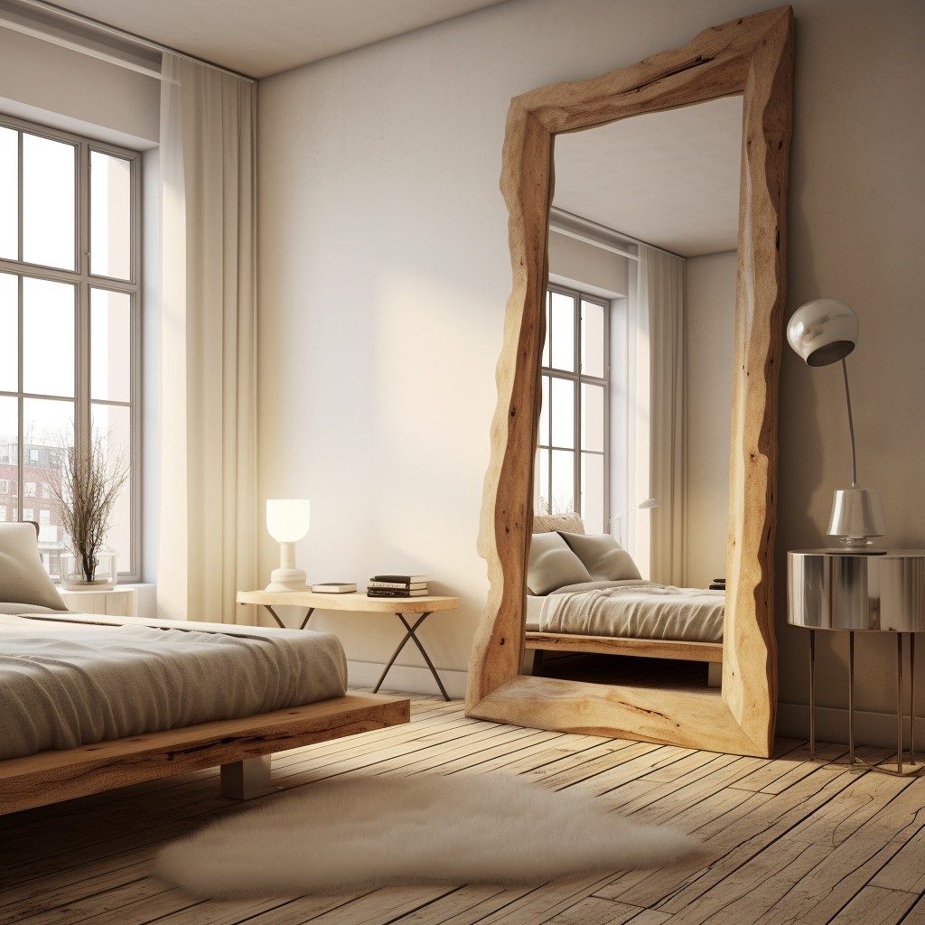 Floor-length Mirror Design for Bedroom