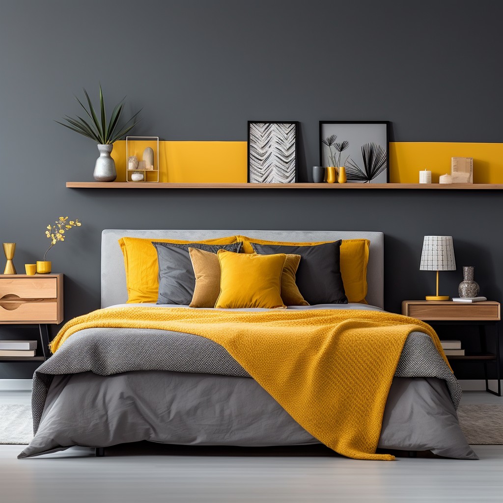 Grey and Mustard Yellow Color Combinations
