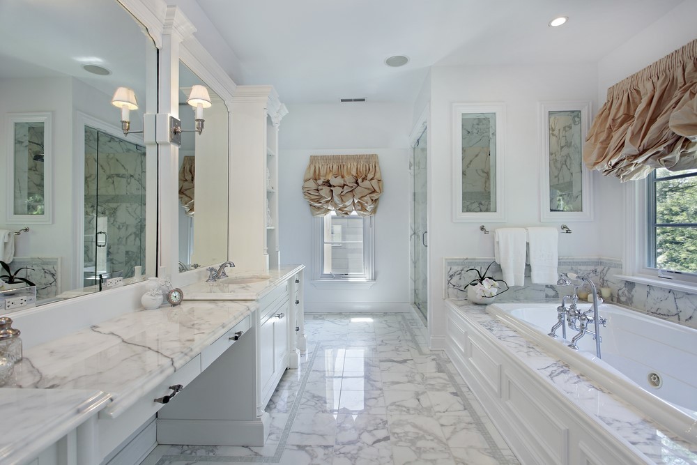 Marble Elegance - Washroom Vanity