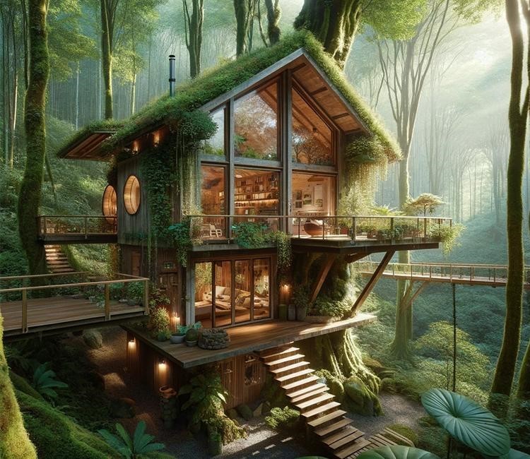 Nature-Inspired Treehouse