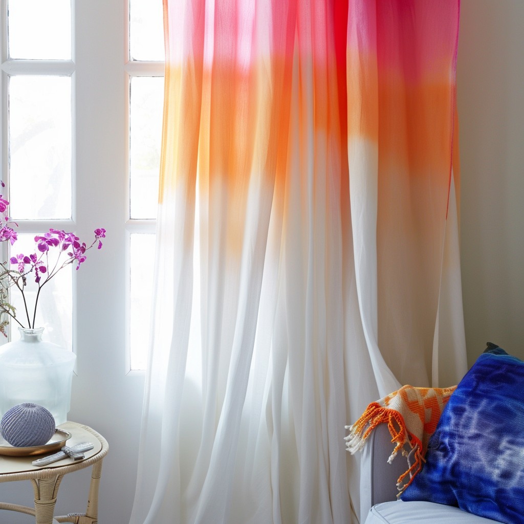 Ombre Dyed Curtains