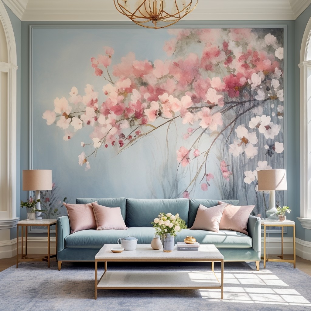 Painted Murals Ideas For A Accent Wall